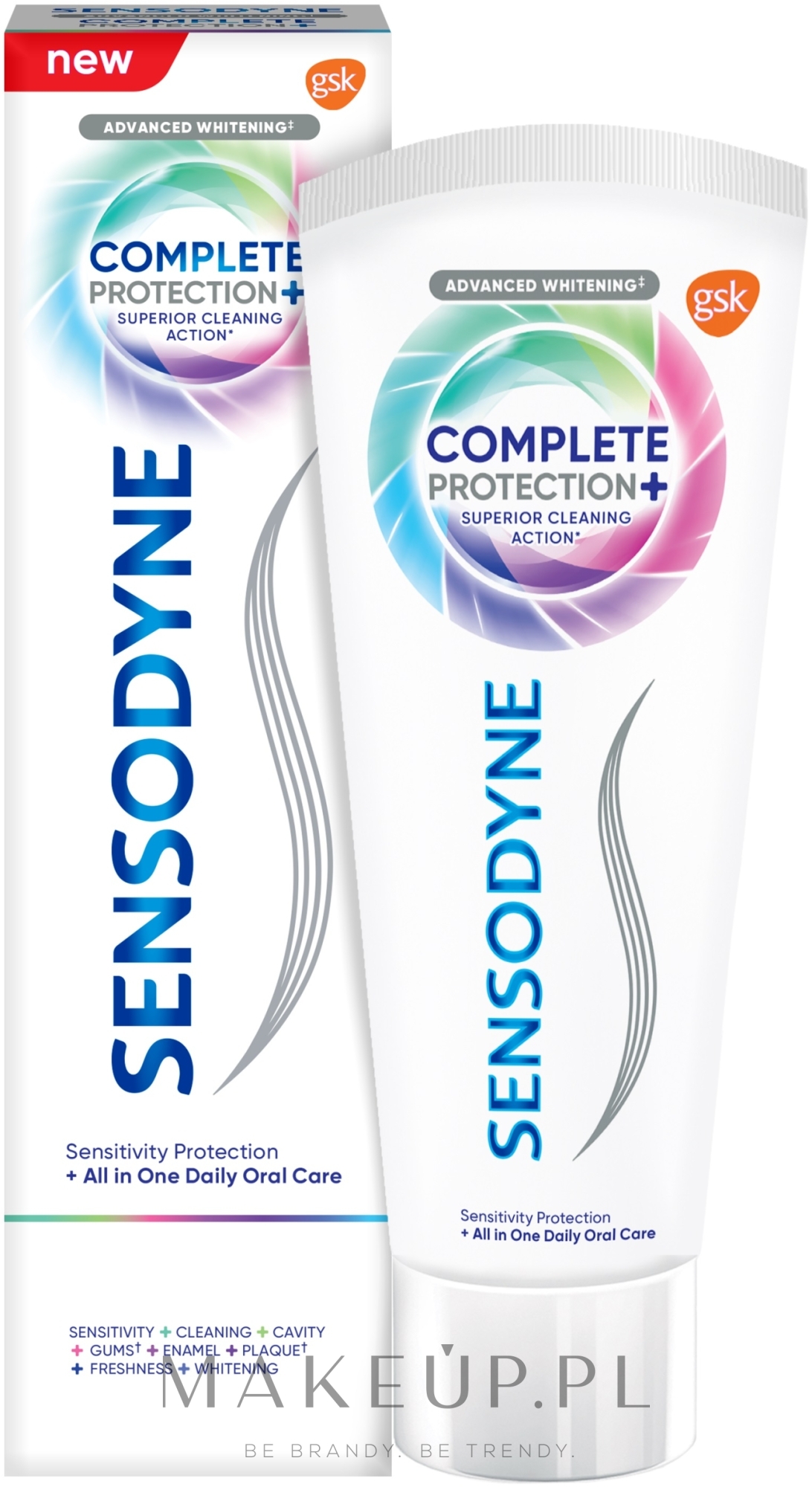 Pasta do zębów Kompleksowa ochrona+ - Sensodyne Complete Protection+ Toothpaste — Zdjęcie 75 ml
