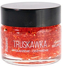 Naturalny peeling do ust Truskawka - Mohani Strawberry Smoothing And Nouriahing Lip Scrub — Zdjęcie N1