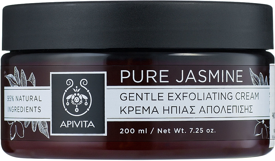 Delikatnie złuszczający krem Jaśmin - Apivita Gentle Exfoliating Cream