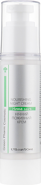 Intensywnie odżywczy krem do twarzy na noc z ekstraktem z szyszek chmielu - Green Pharm Cosmetic — Zdjęcie N1