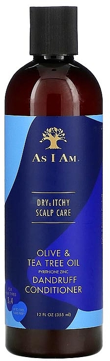 Odżywka przeciwłupieżowa - As I Am Anti-Dandruff Conditioner Dry & Itchy Olive Oil & Tea Tree — Zdjęcie N1