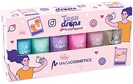 Zestaw lakierów do paznokci - Maga Cosmetics Teen Drops InstaQueen V.02 — Zdjęcie N1