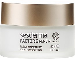 Przeciwstarzeniowy krem regenerujący do twarzy - SesDerma Laboratories Factor G Anti-Aging Regenerating Facial Cream — Zdjęcie N2