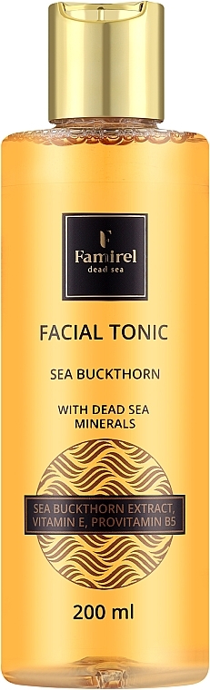 Tonik do twarzy z ekstraktem z rokitnika zwyczajnego - Famirel Facial Tonic Sea Buckthorh With Dead Sea Minerals — Zdjęcie N2