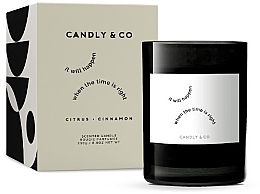 Świeca zapachowa - Candly & Co No.3 Candle It Will Happen When The Time Is Right Citrus Cinnamon — Zdjęcie N1