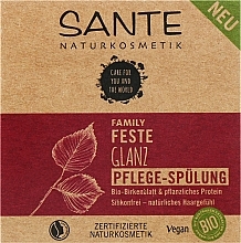 Kup Odżywka do włosów w kostce Liście brzozy i białko roślinne - Sante Solid Shine Conditioner Birch Leaf & Vegetable Protein