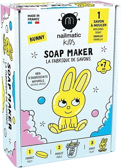 Zestaw do samodzielnego robienia mydła - Nailmatic Bunny Soap Maker — Zdjęcie N1