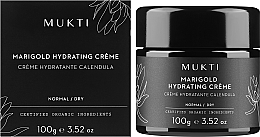 Krem nawilżający do twarzy z nagietkiem - Mukti Organics Marigold Hydrating Creme — Zdjęcie N2