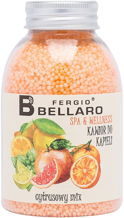 Zmiękczający kawior do kąpieli Cytrusowy mix - Fergio Bellaro Citrus Mix Bath Caviar — Zdjęcie N1