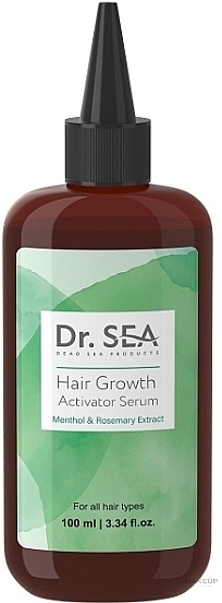 Serum aktywujące wzrost włosów z mentolem i rozmarynem - Dr. Sea Hair Growth Activator Serum — Zdjęcie N1