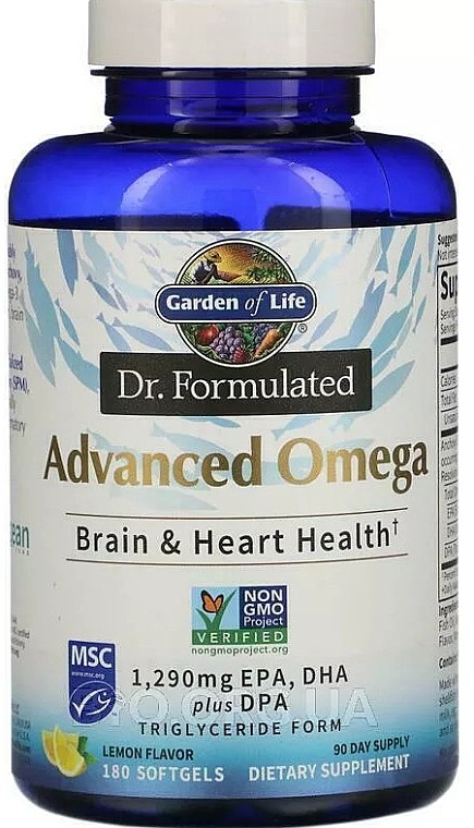 Garden of Life Dr. Formulated Advanced Omega Suplement diety