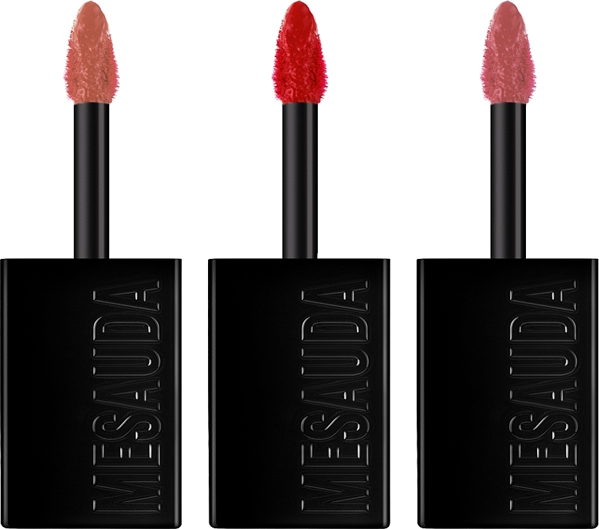 Zestaw - Mesauda Matte Couture Kit (lipstick/3pcs) — Zdjęcie N3