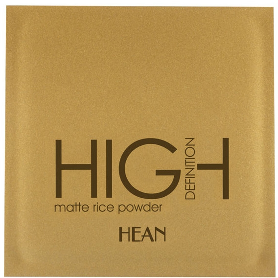 Matujący puder ryżowy do twarzy z lustrem - Hean High Definition Matte Rice Powder With Mirrow
