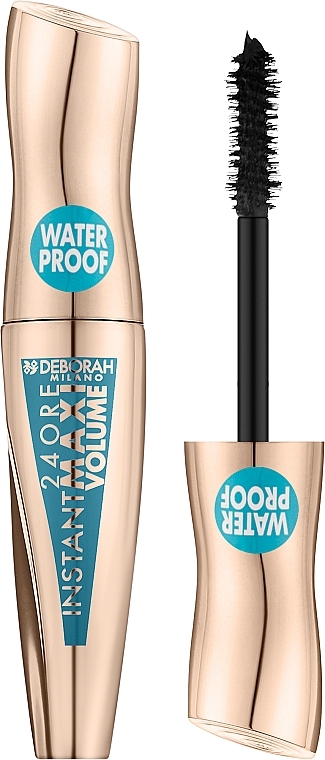 Tusz do rzęs - Deborah 24 Ore Istant Maxi Volume Waterproof — Zdjęcie N1