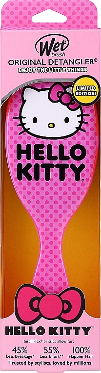 Szczotka do włosów Hello Kitty - Wet Brush Original Detangler Hello Kitty Pink — Zdjęcie N3