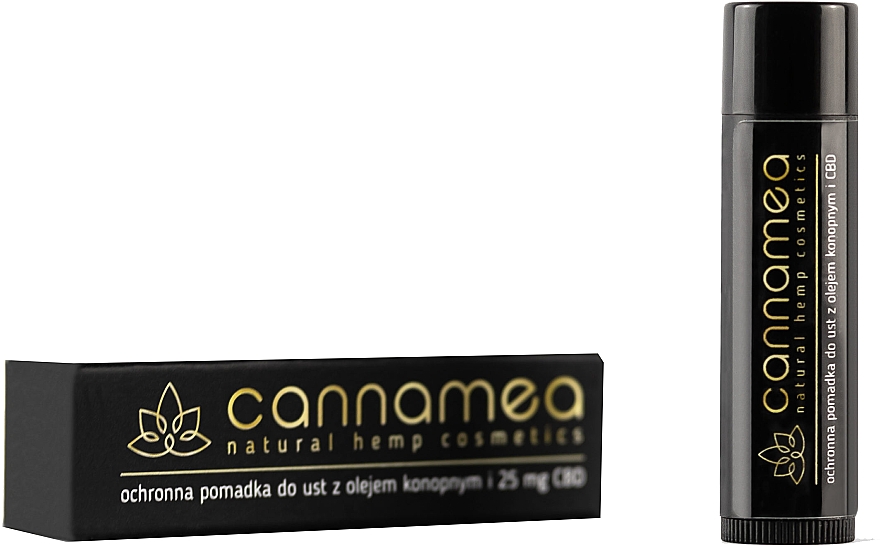 Ochronna pomadka do ust z olejem konopnym i 25 mg CBD - Cannamea — Zdjęcie N1