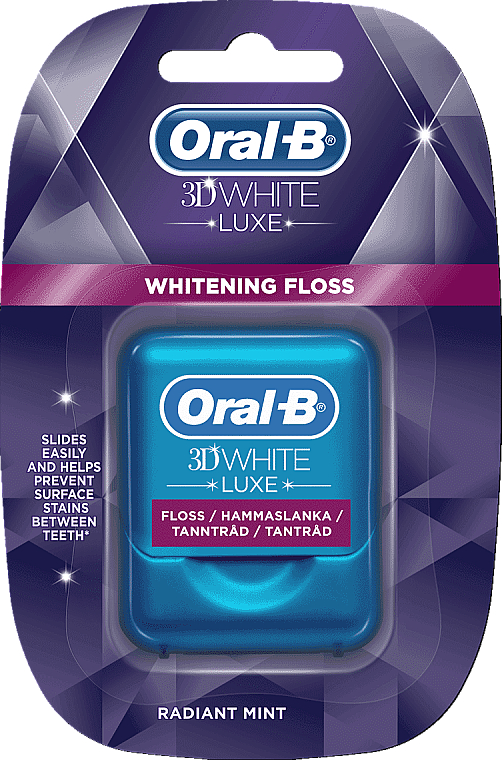 Nić dentystyczna - Oral-B 3D White Luxe Floss — Zdjęcie N1
