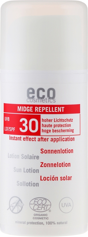 Balsam do ochrony przed słońcem i ukąszeniami komarów SPF 30 - Eco Cosmetics Sun Lotion — Zdjęcie N2