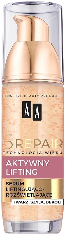 Liftingujące serum do twarzy - AA Cosmetics Technologia Wieku 5Repair 50+ Serum — Zdjęcie N3