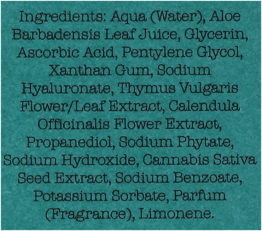 Serum w sprayu do twarzy z olejkiem różanym - London Botanical Laboratories Hyaluronic Acid+CBD Moisture Surge Serum — Zdjęcie N3