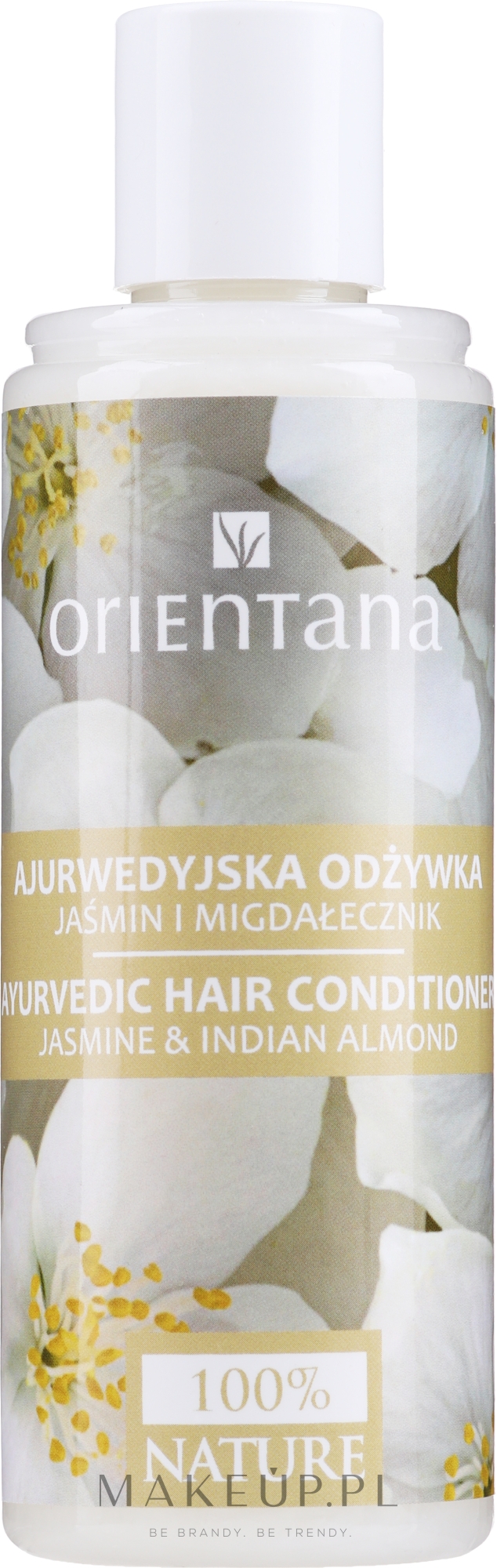 Ajurwedyjska odżywka do włosów Jaśmin i migdałecznik - Orientana — Zdjęcie 210 ml