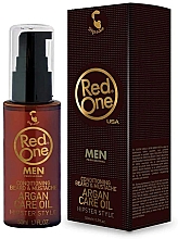 Kup Odżywczy olejek arganowy do brody - Red One Conditioning Beard & Mustache Argan Care Oil