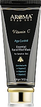 Kup Maska na bazie błota z Morza Martwego do wrażliwej i problematycznej skóry twarzy z witaminami C, A, E - Aroma Dead Sea Vitamin C Essential Facial Mud Mask