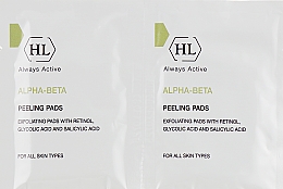 Kup Złuszczające chusteczki oczyszczające do każdego rodzaju skóry - Holy Land Cosmetics Alpha-Beta & Retinol Peeling Pads
