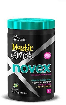 Regenerująca maska do włosów zniszczonych - Novex Mystic Black Hair Mask — Zdjęcie N1