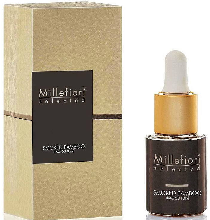 Olejek eteryczny do lampy zapachowej - Millefiori Milano Selected Smoked Bamboo Fragrance Oil — Zdjęcie N2