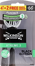 Maszynka do golenia - Wilkinson Sword Xtreme3 Black Edition 6x — Zdjęcie N1
