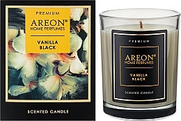 Świeca zapachowa - Areon Home Perfumes Premium Vanilla Black Scented Candle — Zdjęcie N2