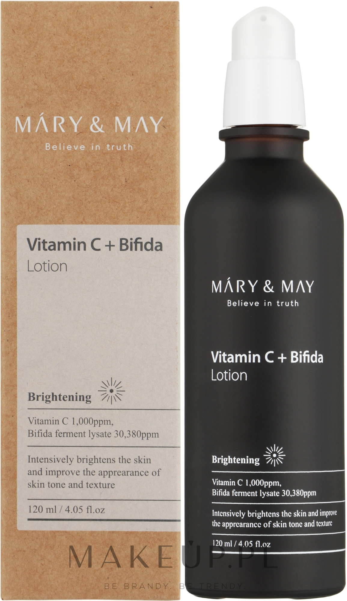Lotion do twarzy z bifidobakteriami i witaminą C - Mary & May Vitamin C + Bifida Lotion — Zdjęcie 120 ml