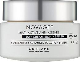 Kup Multiaktywny bogaty krem ​​przeciwstarzeniowy SPF 30 - Oriflame Novage+ Multi-Active Anti-Ageing Day Cream Rich