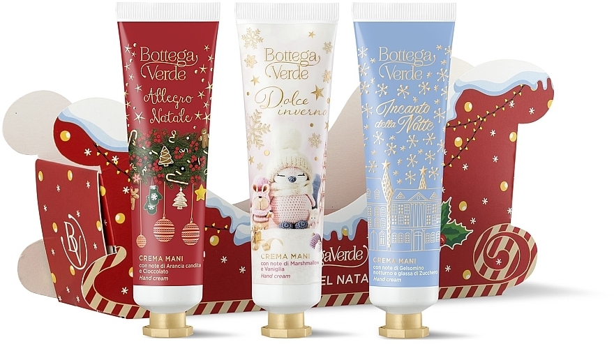 Zestaw - Bottega Verde Hand Cream Trio Set (h/cr/3x30ml) — Zdjęcie N1