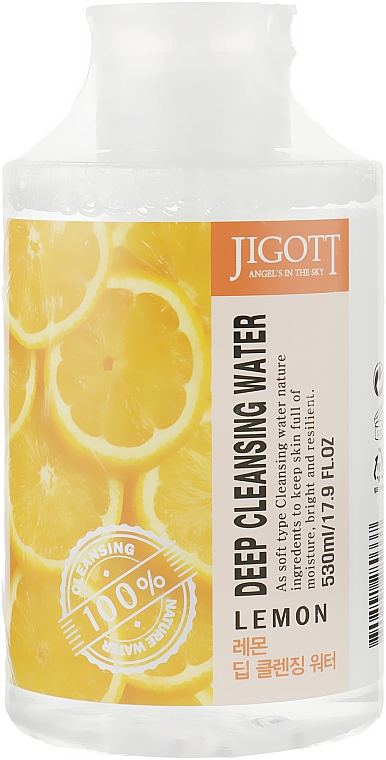Woda oczyszczająca z ekstraktem z cytryny - Jigott Lemon Deep Cleansing Water