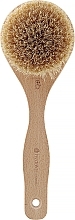 Szczotka do masażu ciała z krótkim uchwytem i włosiem z kaktusa - Hydrea London Classic Short Handled Body Brush With Cactus Bristle  — Zdjęcie N1