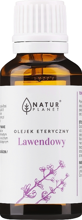 Naturalny olejek eteryczny lawendowy - Natur Planet Essential Lavender Oil — Zdjęcie N2