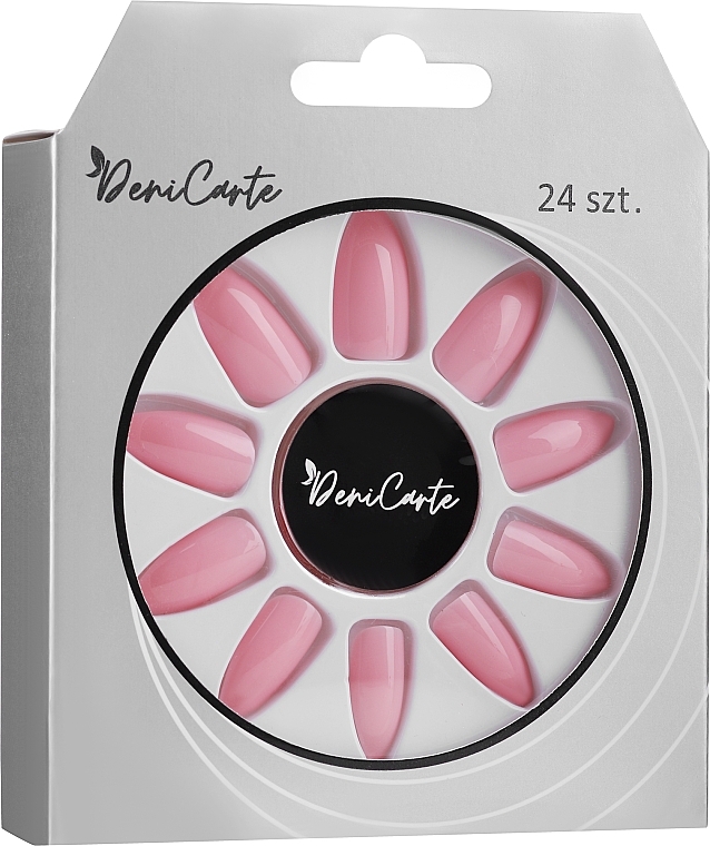 Sztuczne paznokcie 6680, różowy nude - Deni Carte Pink Nude — Zdjęcie N1