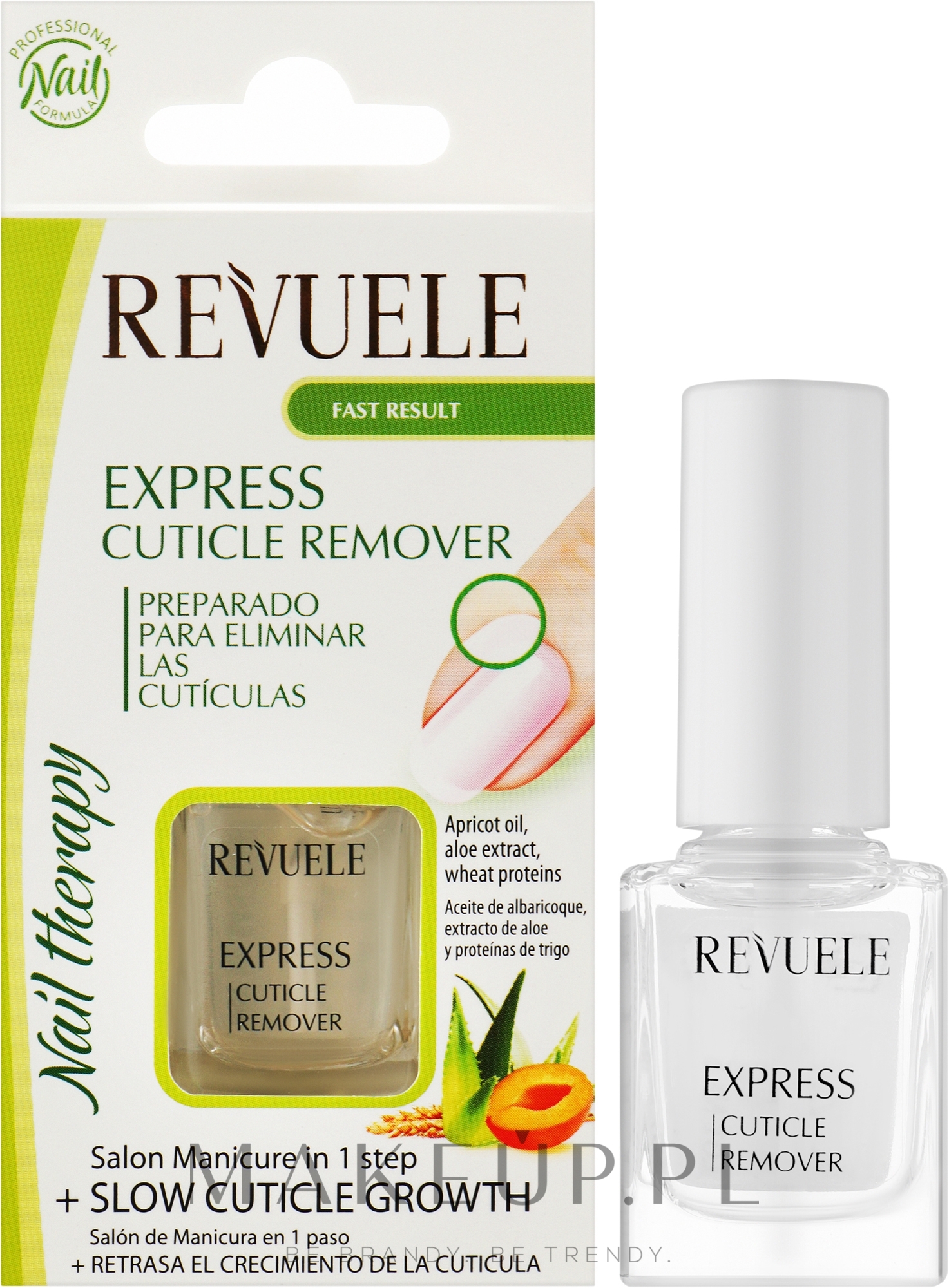 Preparat do usuwania skórek - Revuele Express Cuticle Remover Nail Therapy — Zdjęcie 10 ml