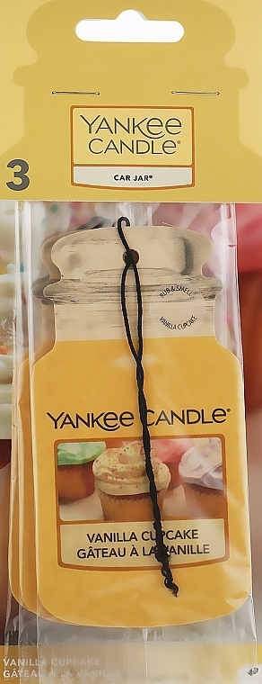 Zapach do samochodu - Yankee Candle Vanilla Cupcake Car Jar Ultimate — Zdjęcie N2
