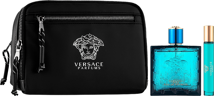 Versace Eros Set - Zestaw (edt 100 ml + edt 10 ml + bag) — Zdjęcie N1