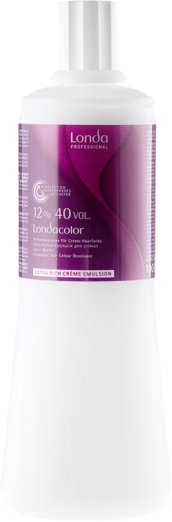 Kremowa emulsja utleniająca 12% 40 vol. - Londa Professional Londacolor Permanent Cream — Zdjęcie N2
