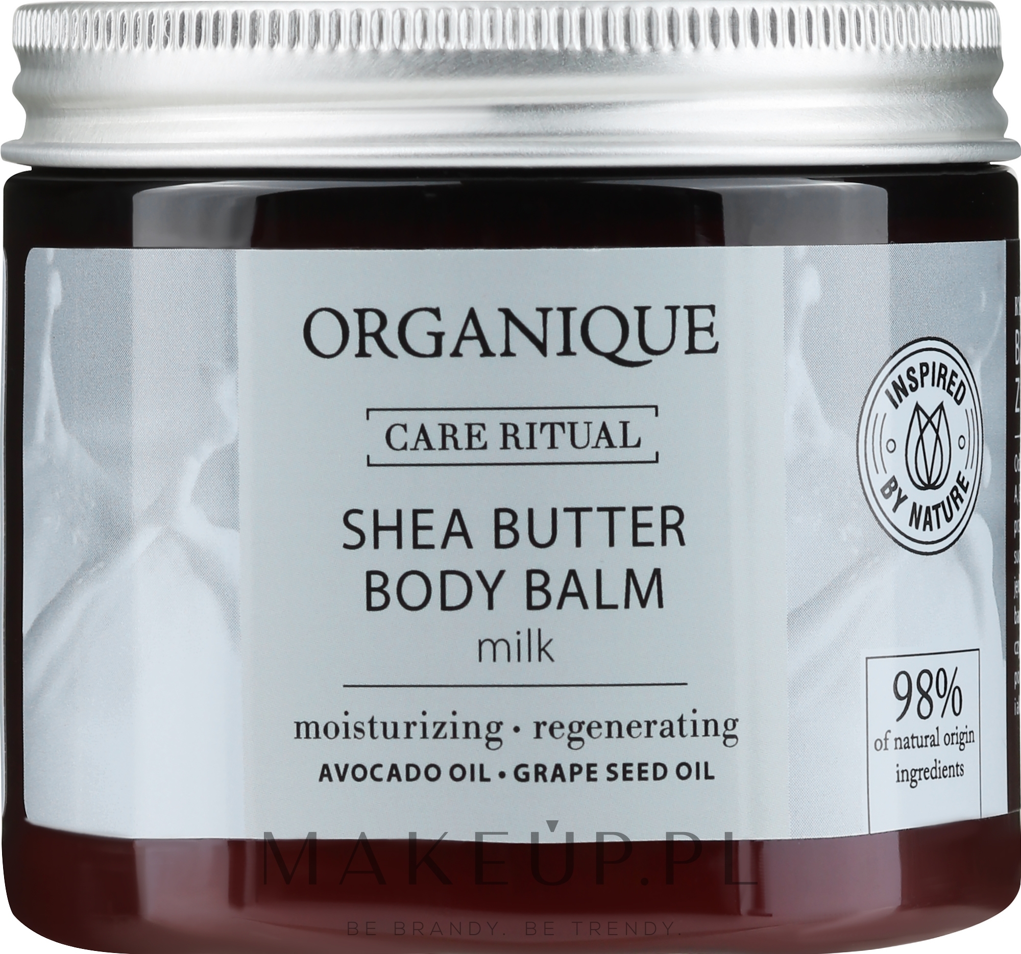 Balsam do ciała z masłem shea Mleko - Organique Professional Shea Butter Body Balm Milk — Zdjęcie 200 ml