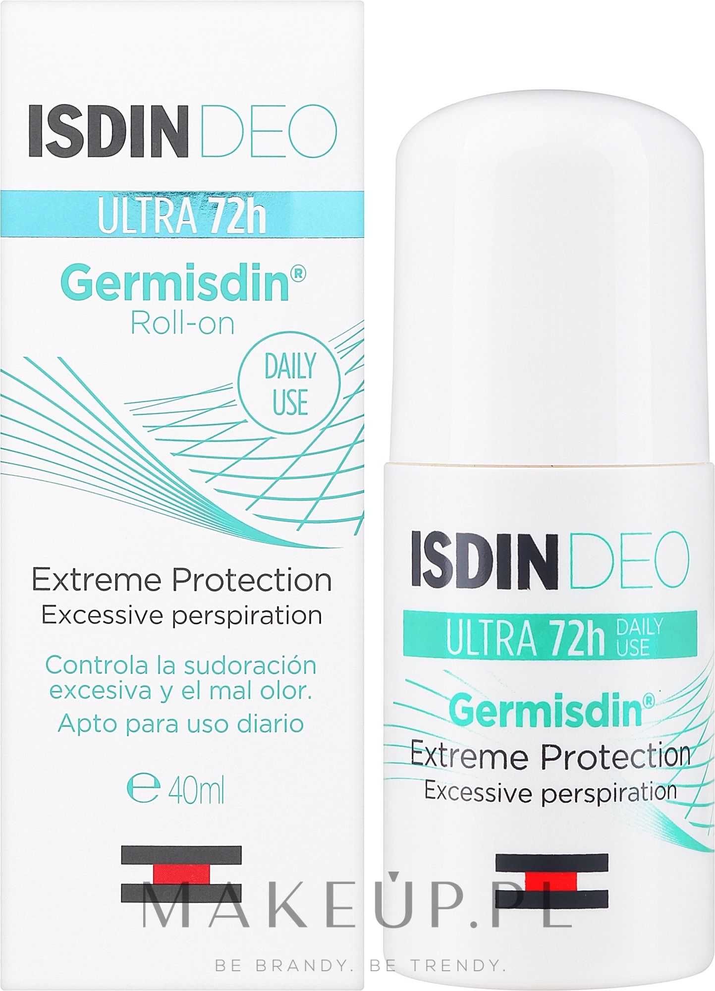 Dezodorant w kulce - Isdin Deo Ultra 72h Germisdin Roll-on  — Zdjęcie 40 ml