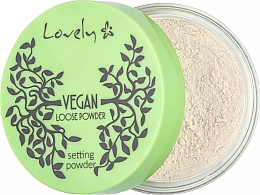 Sypki puder do twarzy - Lovely Vegan Loose Powder Setting Powder — фото N2
