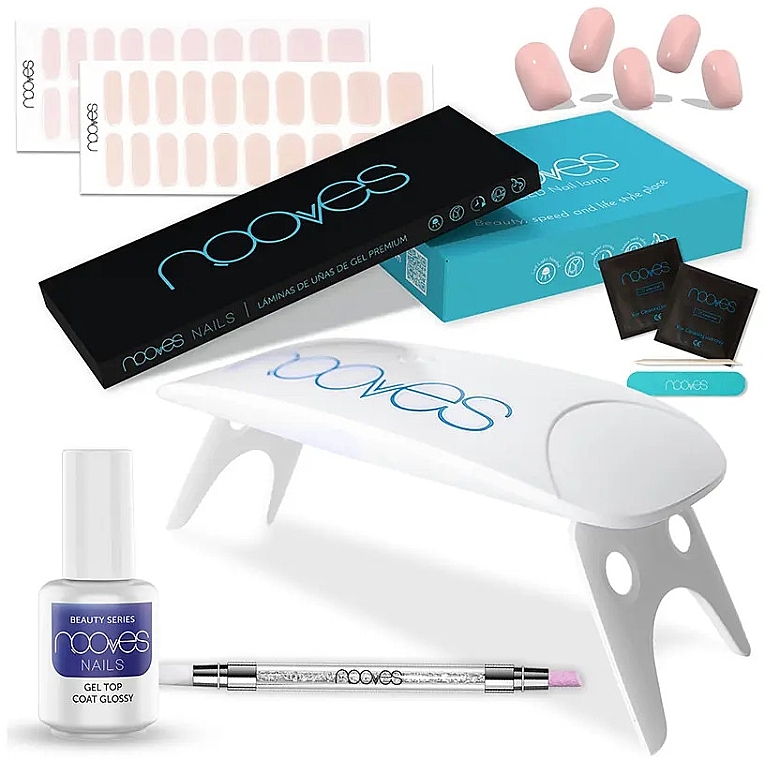 Zestaw do paznokci - Nooves Starter Kit Beauty Pink Pack Pale Pink & Rose Pale — Zdjęcie N1