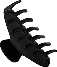 Spinka do włosów krab NZ0004N, czarna - Janeke Hair Claw Clip Black Medium — Zdjęcie N1