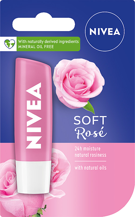 Połyskująca pomadka różana do ust - NIVEA Soft Rosé — Zdjęcie N1