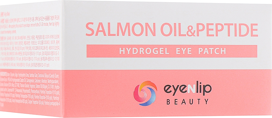 Hydrożelowe płatki pod oczy z peptydami i olejem z łososia - Eyenlip Salmon Oil & Peptide Hydrogel Eye Patch — Zdjęcie N3